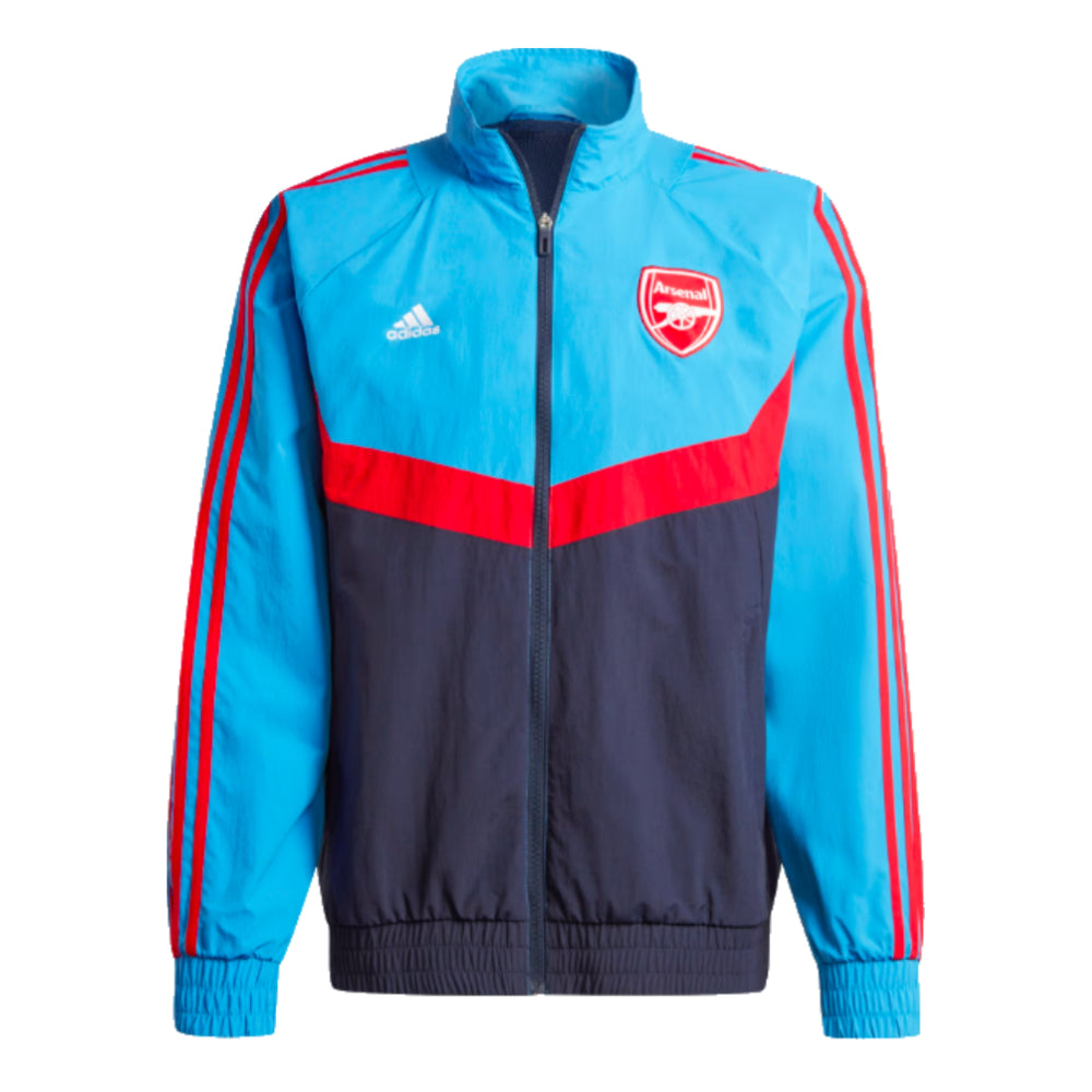 2023-2024 Arsenal Woven Track Top (Blue)_0