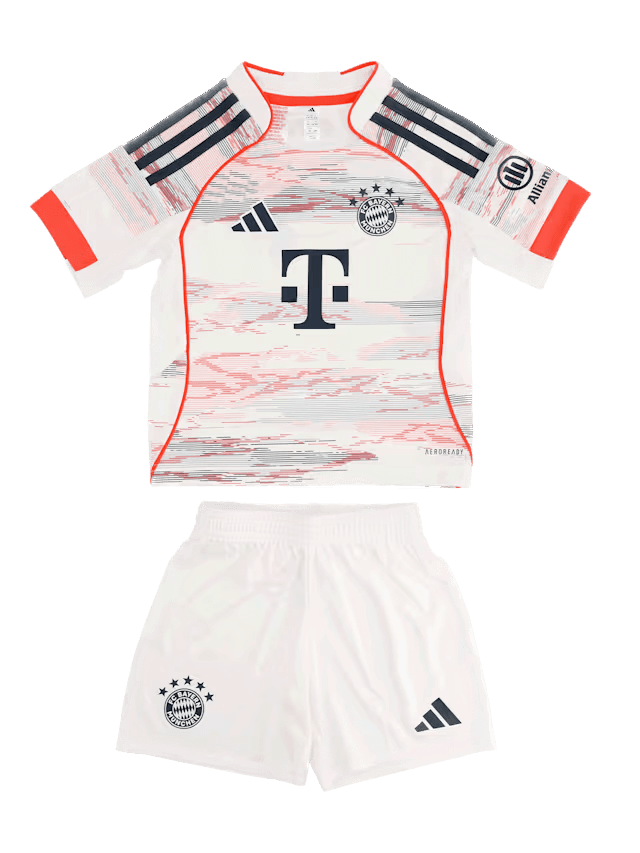 Bayern Munich 2025/26 Away Kids Kit