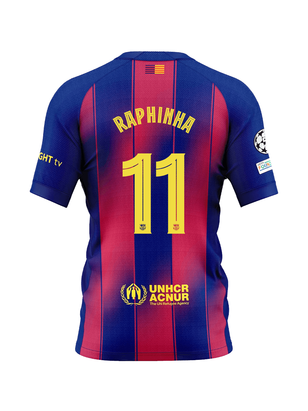 Barcelona RAPHINHA 2025/26 Home Player Jersey