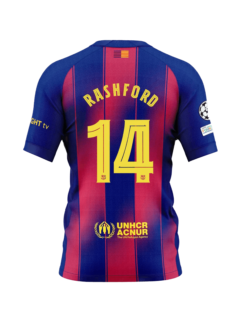 Barcelona RASHFORD 14 2025/26 Home Player Jersey