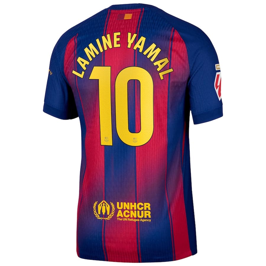 Barcelona LAMINE YAMAL 10 2025/26 Home Player Jersey styled preview