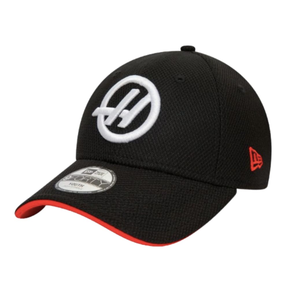 2024 Haas Team 9Forty Kids Cap (Black) - Youth styled preview