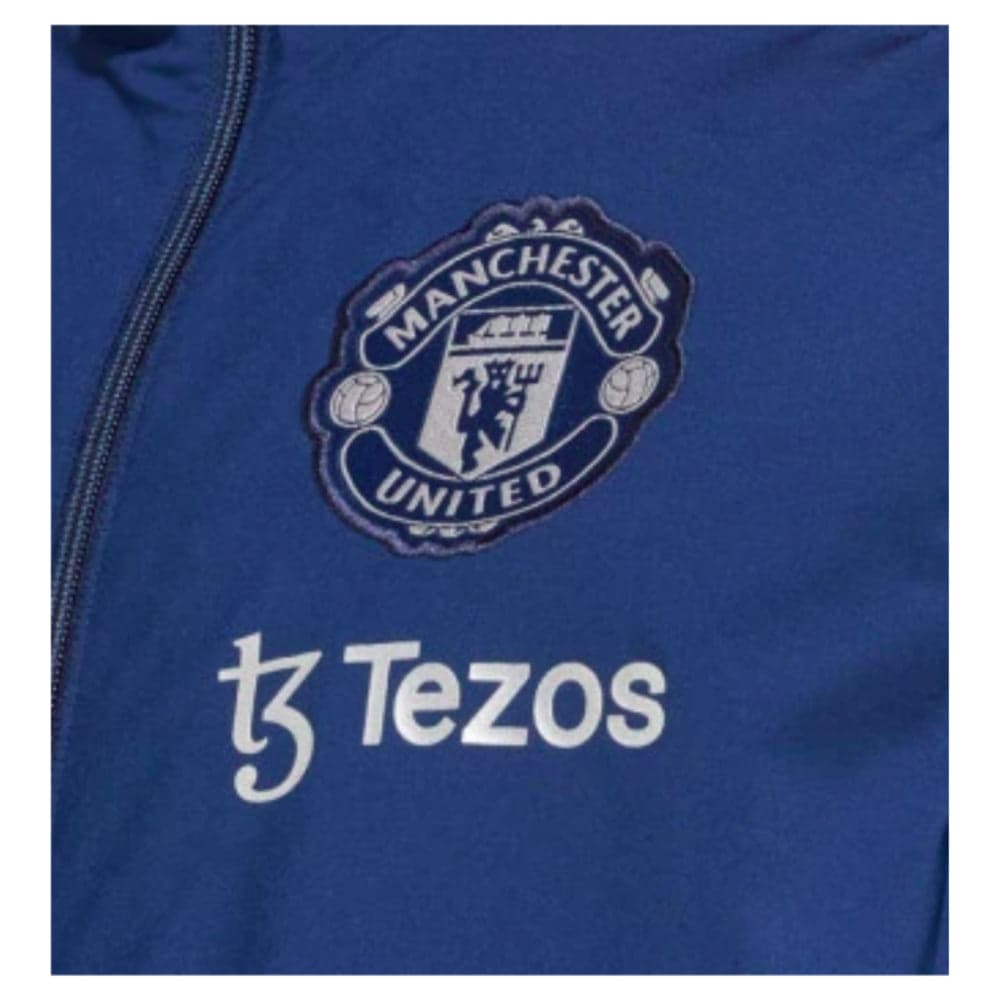 2024-2025 Man Utd Presentation Jacket (Night Indigo) styled preview