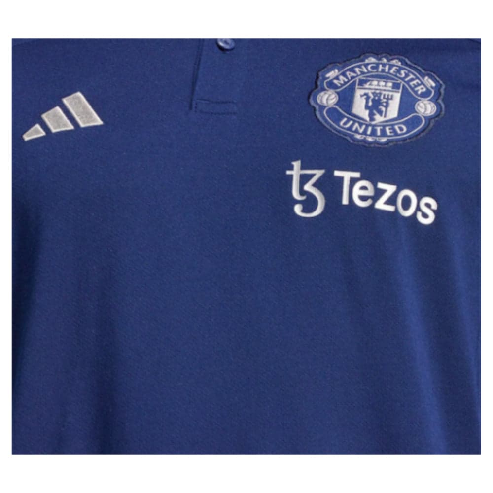 2024-2025 Man Utd Polo Shirt (Night Indigo) styled preview