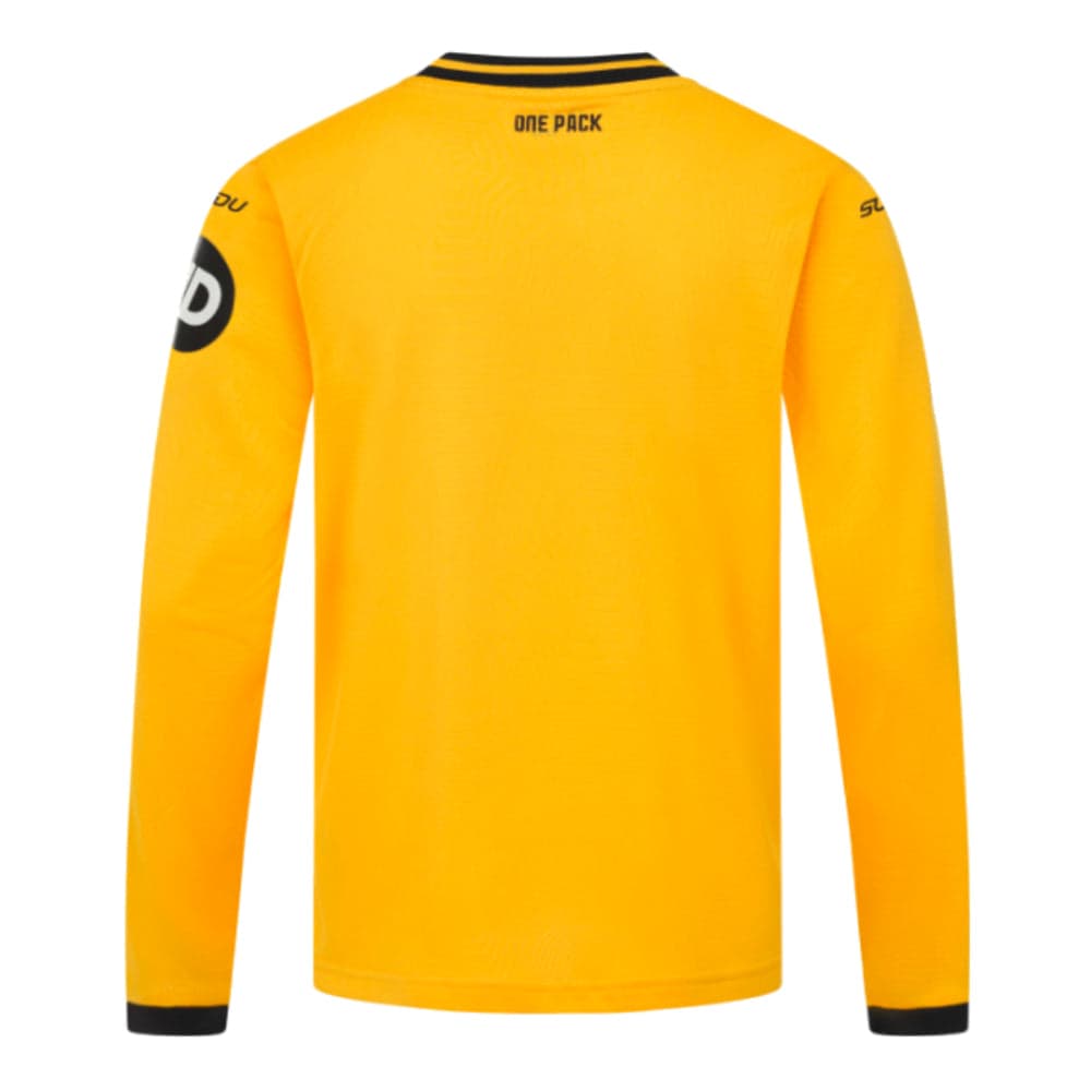 2024-2025 Wolves Long Sleeve Home Shirt (Kids) styled preview